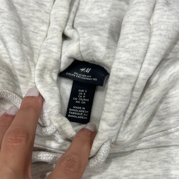 H&M Gray Men's Hoodie size S good condition - Picture 2 of 4